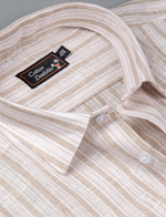 Linen White with Fone Lining Shirts for Men