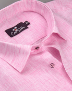 Linen Pink Colour Shirts for Men