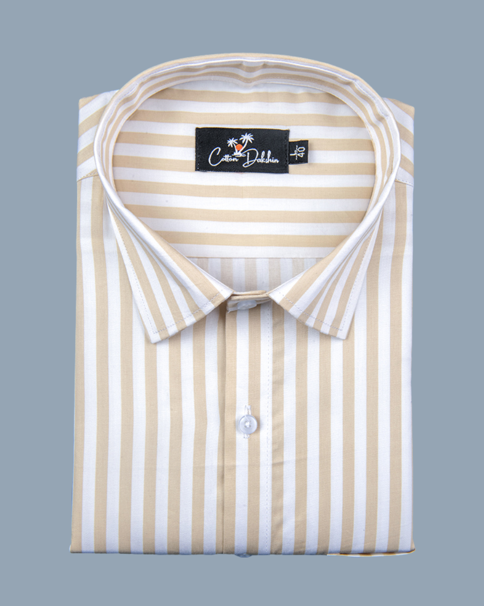 Cotton White with Fone Linning Shirts for Men