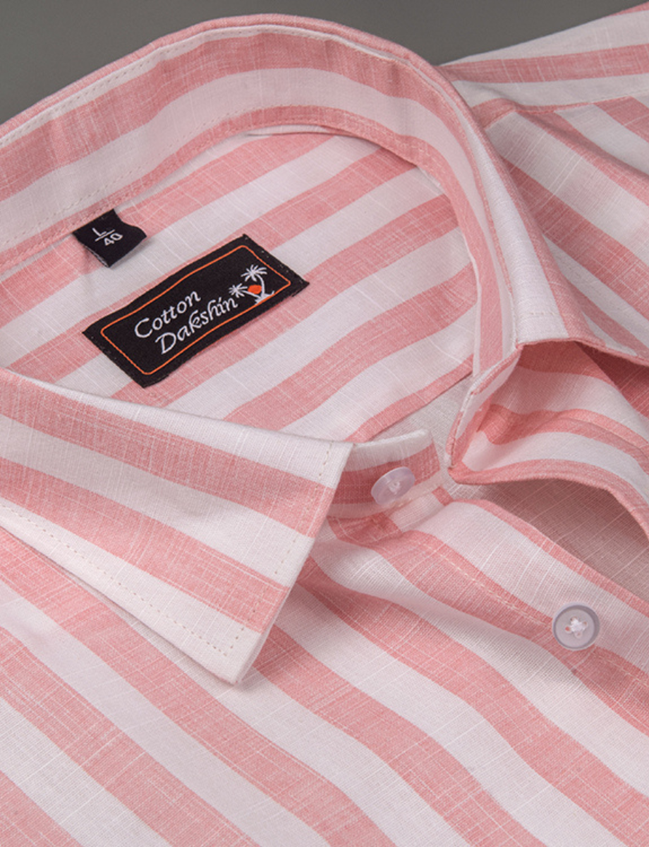 Linen Boss Patta Prach Colour Shirts