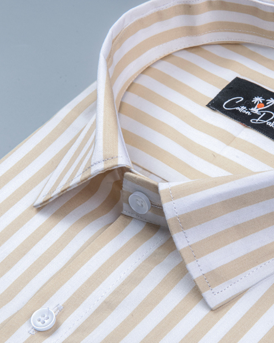 Cotton White with Fone Linning Shirts for Men