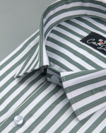Cotton White with Dark Gray Linning Shirts for Men