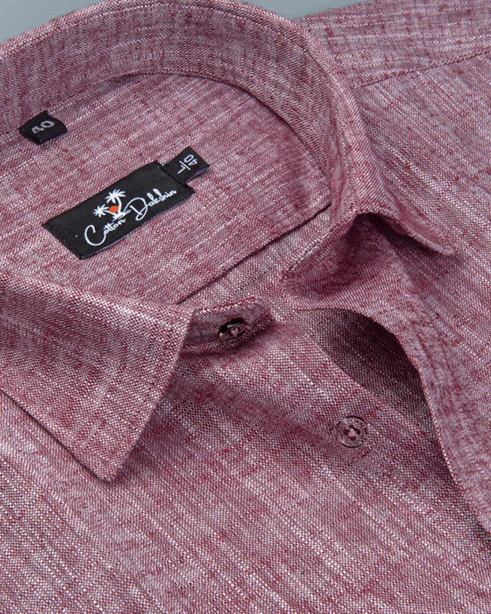 Linen Marrun Colour Shirt for Men