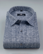 Linen Nevy Blue Colour Shirt for Men
