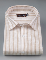 Linen White with Fone Lining Shirts for Men