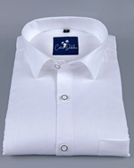 Linen White Premium Shirts for Men