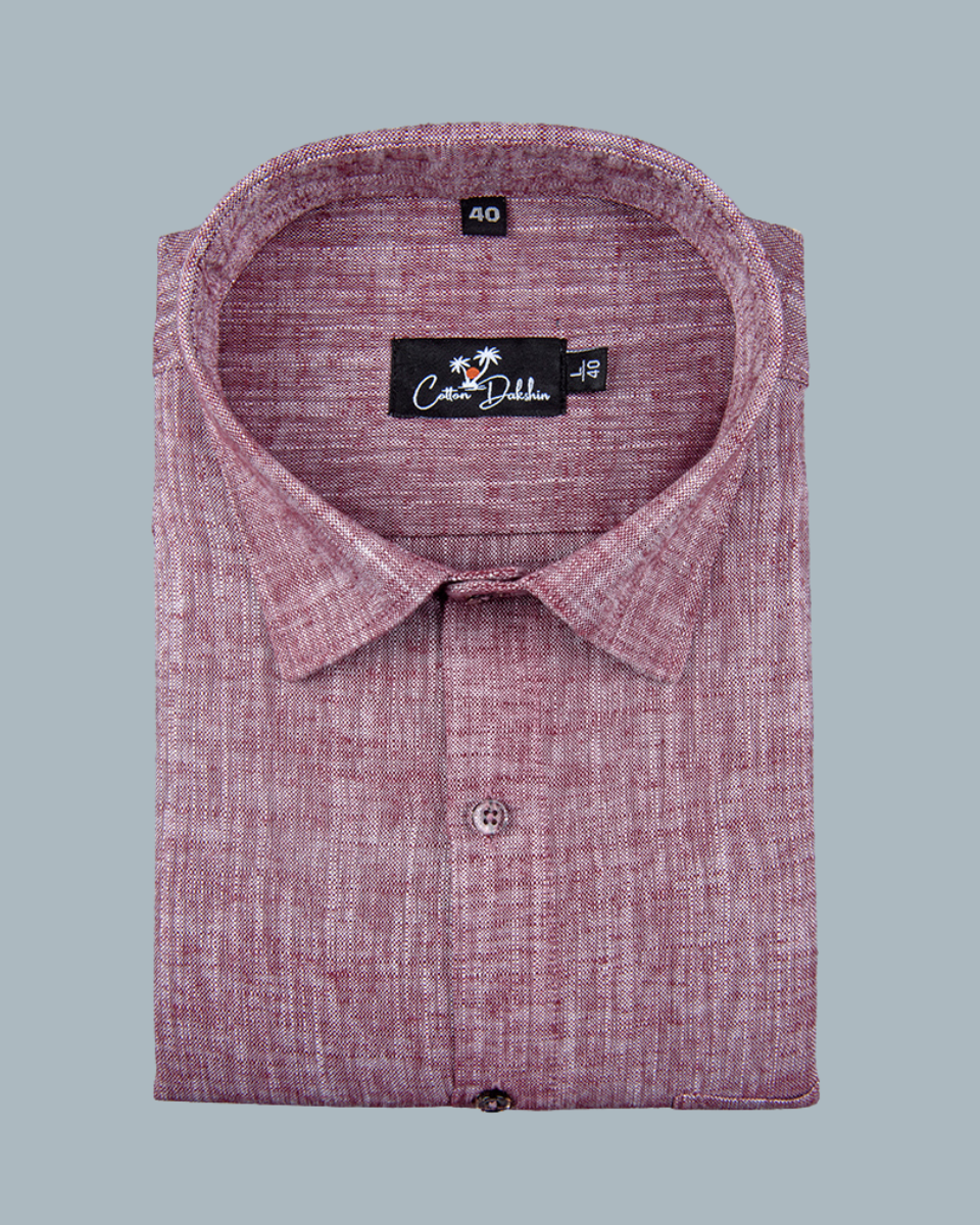 Linen Marrun Colour Shirt for Men