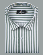 Cotton White with Dark Gray Linning Shirts for Men