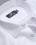 Casa Linen Prime White Shirts for Men