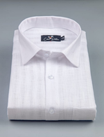 Linen Lining White Colour Shirts for Men