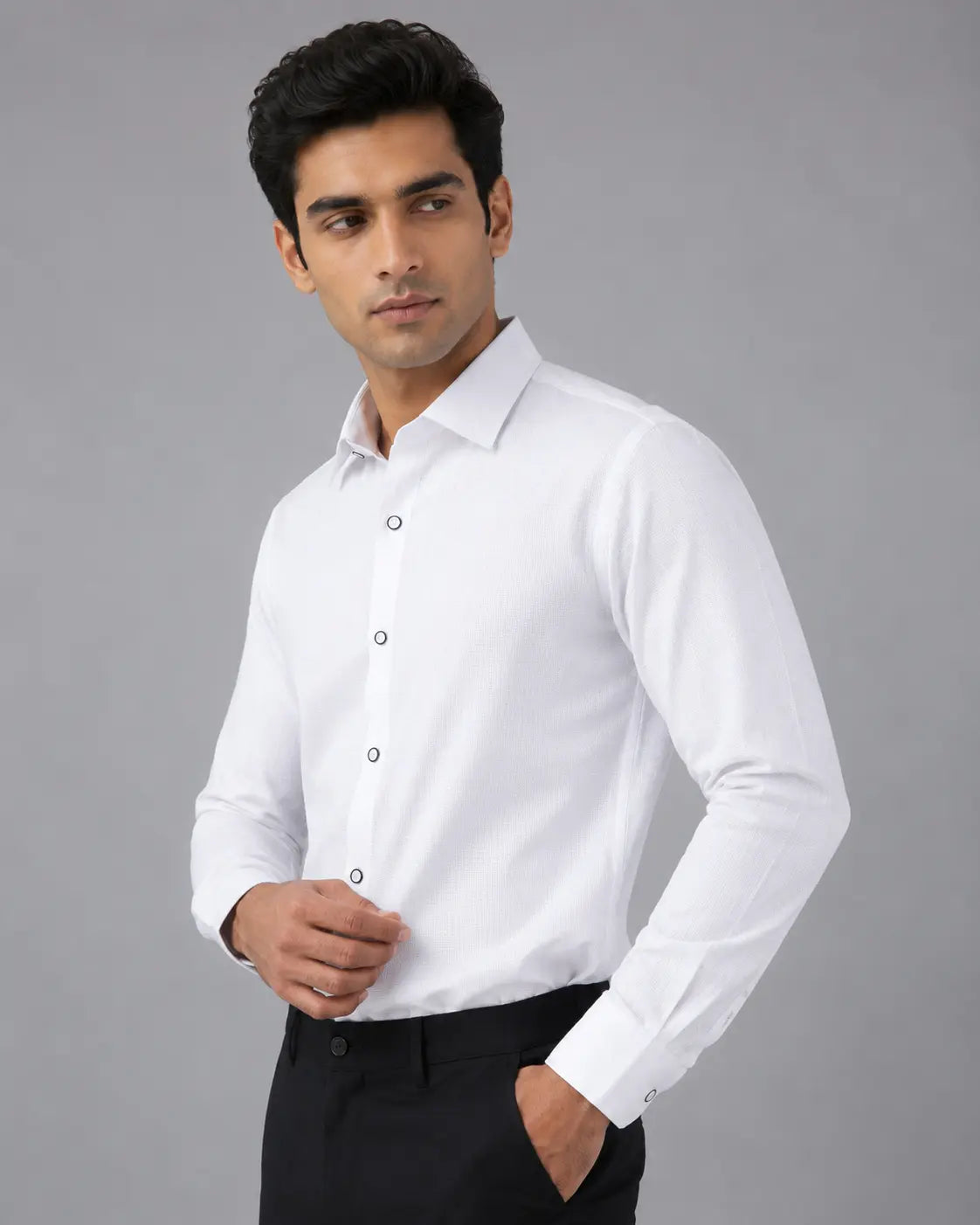 Casa Linen Prime White Shirts for Men