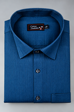 Bristol Linen Neavy Blue Colour Shirts for Men