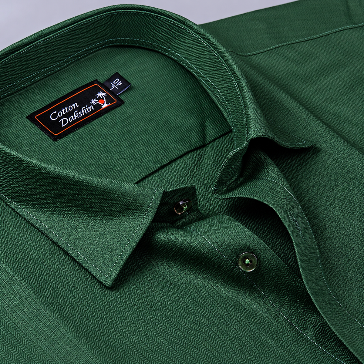 Bristol linen Green colour shirts for men