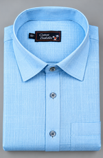 Bristol linen sky blue colour shirts for men