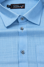 Bristol linen sky blue colour shirts for men