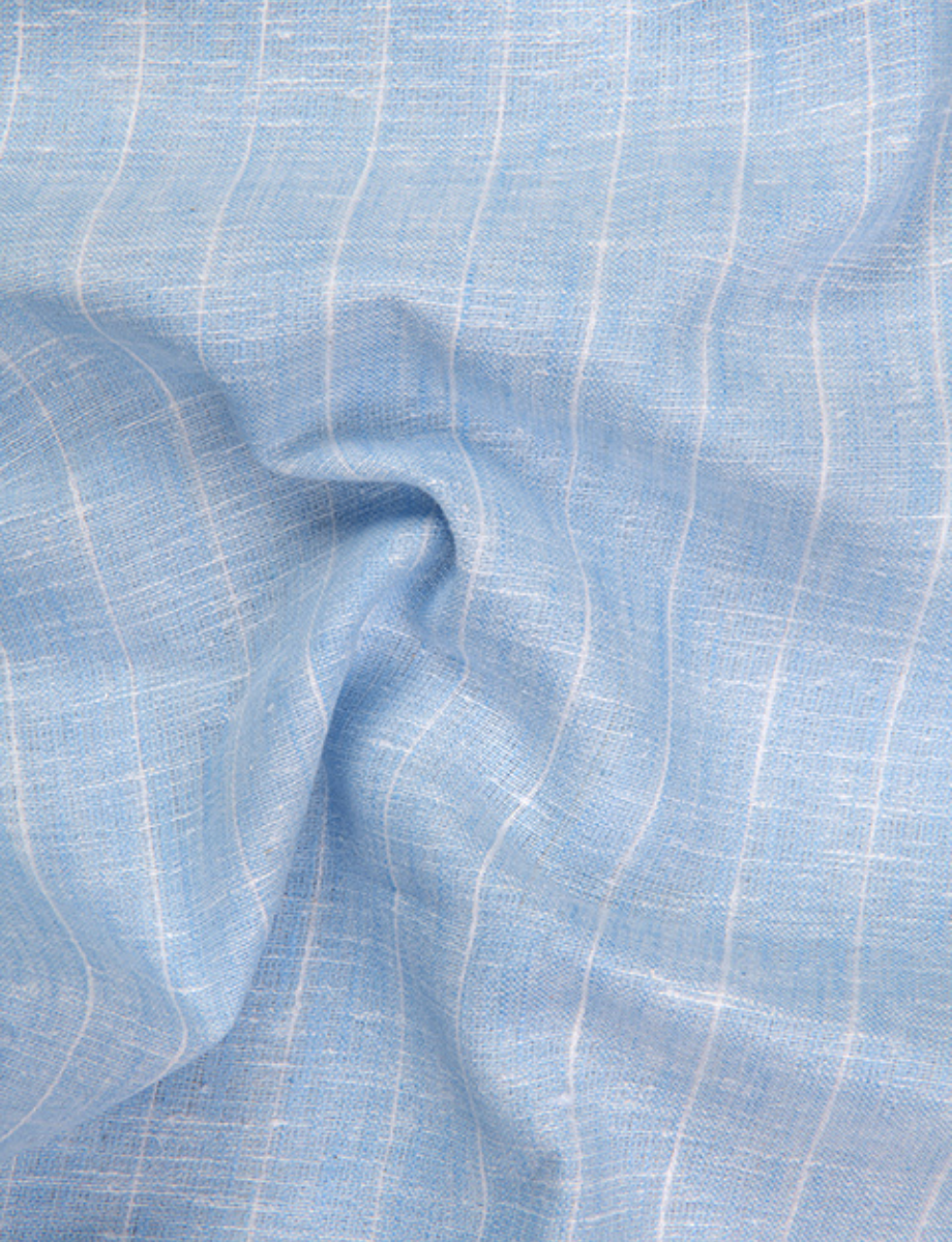Euro Linen Sky Blue with Lining Shirts for Men