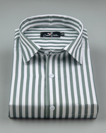 Cotton White with Dark Gray Linning Shirts for Men