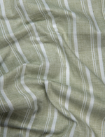 Slub Linen Pista Green with White Lining Shirts for Men