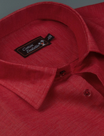 Linen Red Colour Shirts for Men
