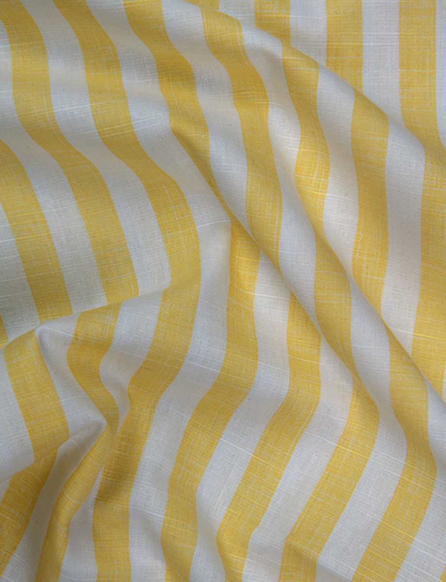 Linen Boss Patta Yellow Colour Shirts