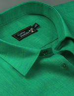 Linen Green Colour Shirts for Men