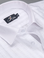 Linen Lining White Colour Shirts for Men