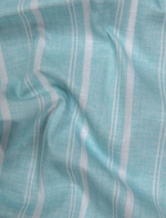 Slub Linen Rama Blue with White Lining Shirts for Men