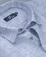 Linen Light Grey Colour Shirts for Men