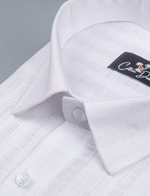 Linen Lining White Colour Shirts for Men