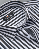 Cotton White with Black Linning Shirts for Men