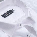 Italian linen Structure White Shirts for Men