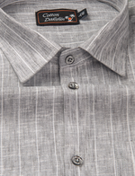 Euro Linen Light Gray Colour with Lining Shirts for Men