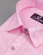 Linen Pink Colour Shirts for Men