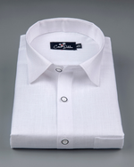 Casa Linen Prime White Shirts for Men