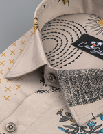 Rayon Print Fone With Rama FlowerPrint Shirts for Men