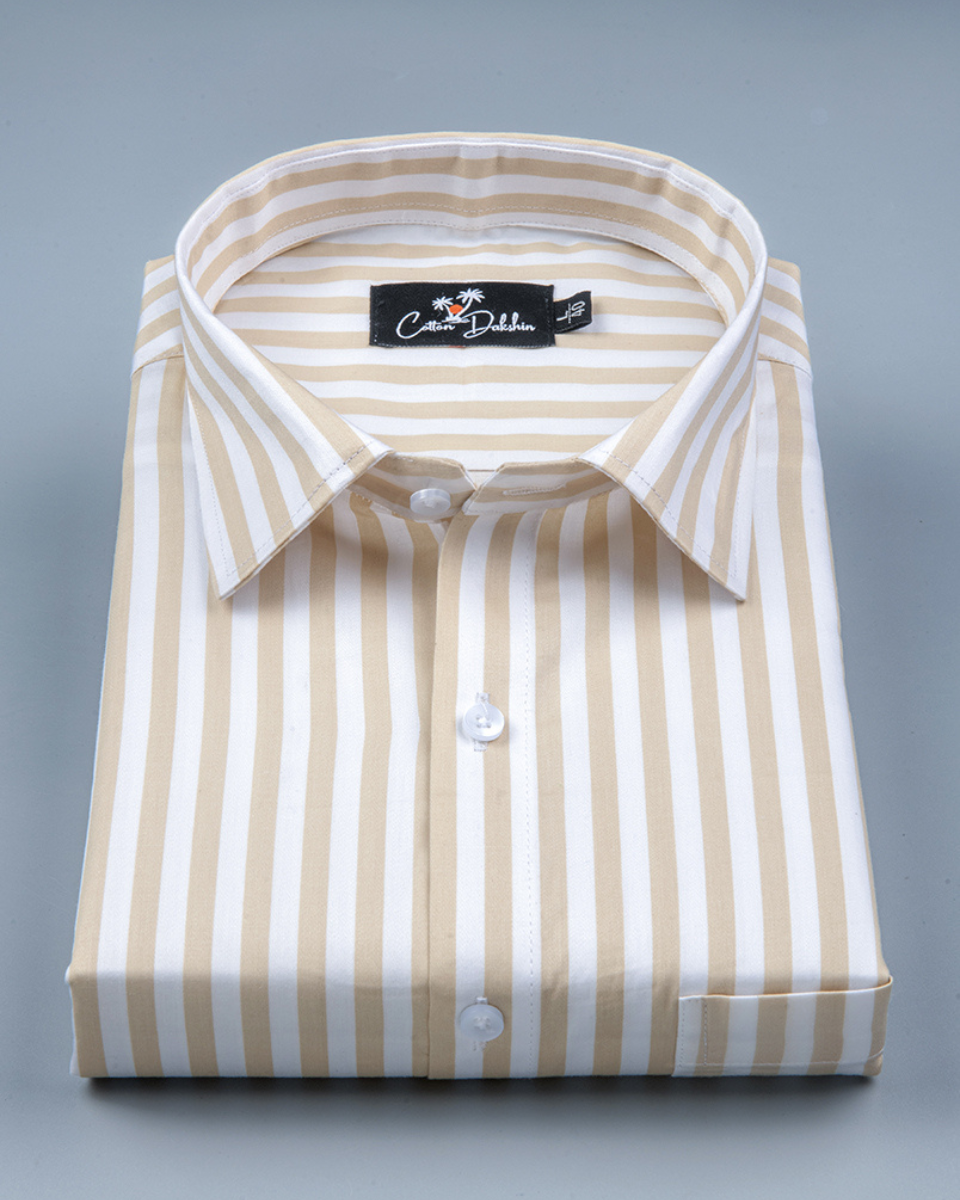 Cotton White with Fone Linning Shirts for Men