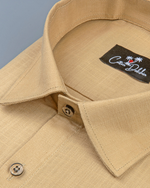Slub Linen Fone Colour Shirts for Men