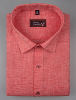Linen peach colour shirts for men
