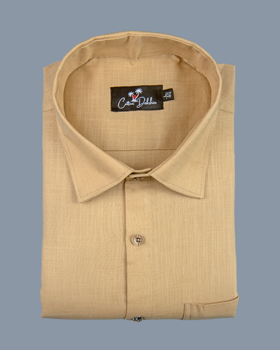 Slub Linen Fone Colour Shirts for Men