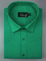 Linen Green Colour Shirts for Men