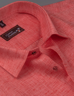 Linen peach colour shirts for men