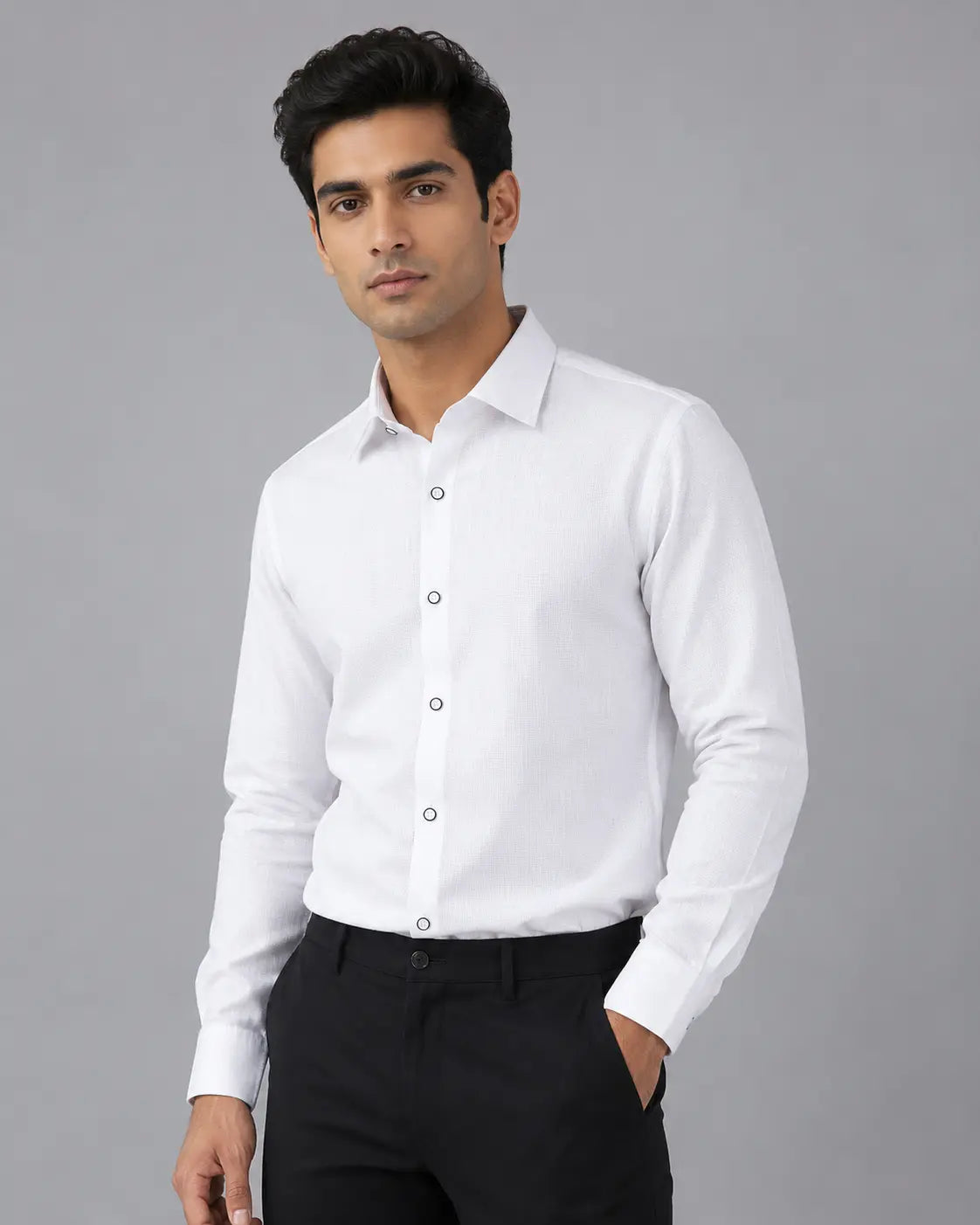Casa Linen Prime White Shirts for Men