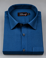 Bristol Linen Neavy Blue Colour Shirts for Men