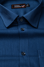 Bristol Linen Neavy Blue Colour Shirts for Men