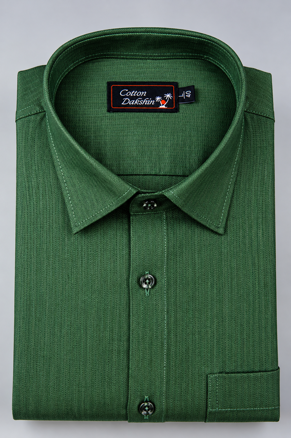 Bristol linen Green colour shirts for men