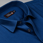 Bristol Linen Neavy Blue Colour Shirts for Men