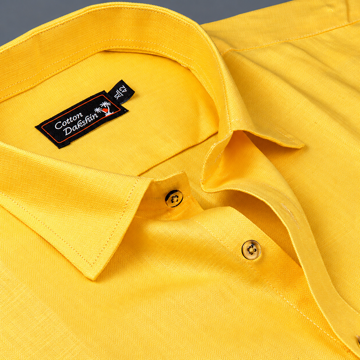 Bristol Linen Dark Yellow Colour Shirts for Men