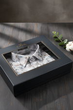 Italian Linen Mix Rama Brown Print Shirts